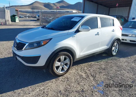 2012 Kia Sportage Lx from USA, damaged, VIN KNDPBCA20C7345289